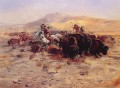Buffalo Hunt western American Charles Marion Russell